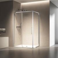 Душевой уголок прямоугольный VSR-6SL9014CL 1400x900 профиль хром стекло прозрачное VINCEA