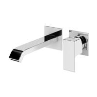 Смеситель для раковины однорычажный, без донного клапана  PORTA-BLI2-01-W0 Хром ручка  Хром Cezares