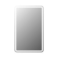 Зеркало с встроенным светильником и кнопочным выключателем SPC-MAR-500-800-LED-BTN, 12W, 220-240V, 500x30x800 SPC-MAR-500-800-LED-BTN   BelBagno