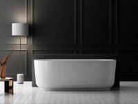 Ванна акриловая отдельностящая щелевой перелив, слив белый 1700x800x580 белый VBT-621 VINCEA