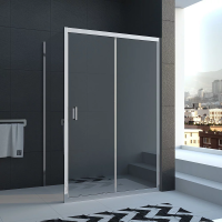 Душевой угол раздвижной прямоугольный RV040-130100-01-C1 1300х1000х1850 Цвет профиля Хром Стекло Прозрачное Veconi