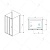 Душевой уголок RGW PA-73 (PA-13 + Z-050-2) прямоугольный  170* 90*195 060873179-011 профиль Хром стекло Прозрачное 5 мм RGW